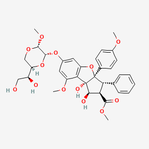 molecular formula C34H38O13 B1247787 2''',5'''-Diepisilvestrol 