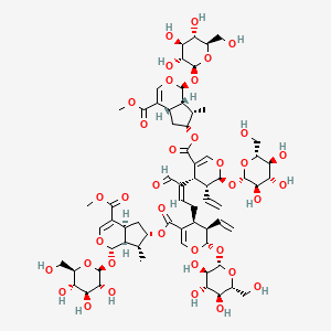 molecular formula C66H90O37 B1247796 Dipsanoside A 