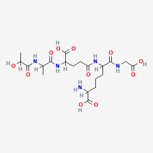 molecular formula C20H33N5O11 B1247818 Gludapein 
