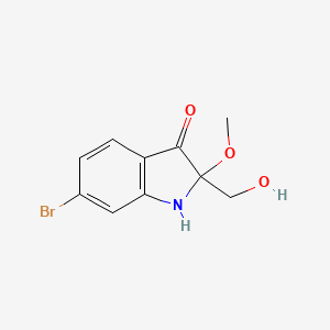 molecular formula C10H10BrNO3 B1247819 Matemone 
