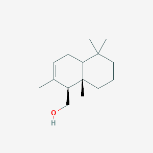 molecular formula C15H26O B1247825 [(1S,8aS)-2,5,5,8a-tetramethyl-1,4,4a,6,7,8-hexahydronaphthalen-1-yl]methanol 
