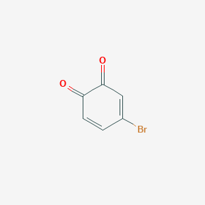 molecular formula C6H3BrO2 B1247841 4-Bromo-1,2-benzoquinone CAS No. 90965-63-2