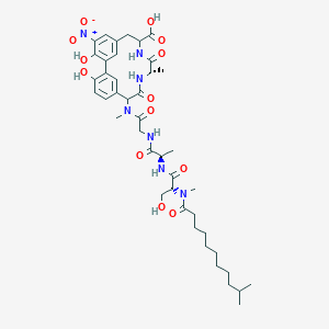 molecular formula C42H59N7O13 B1247846 Arylomycin B2 