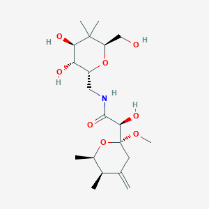molecular formula C20H35NO8 B1247847 mycalamide C 