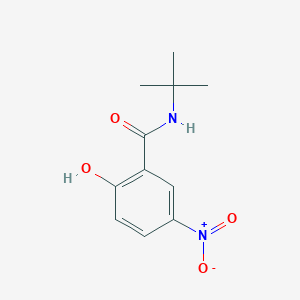 molecular formula C11H14N2O4 B12478639 N-tert-butyl-2-hydroxy-5-nitrobenzamide 
