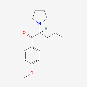 molecular formula C16H23NO2 B1247876 4-Methoxy-alpha-pyrrolidinovalerophenone CAS No. 14979-97-6