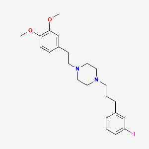 1-[2-(3,4-Dimethoxyphenyl)ethyl]-4-[3-(3-iodophenyl)propyl]piperazine