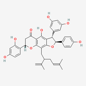 molecular formula C39H38O9 B1247894 Alopecurone A 