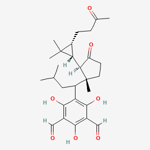 molecular formula C28H38O7 B1247899 Eucalyptone 
