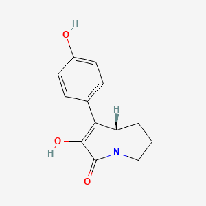 molecular formula C13H13NO3 B1247907 p-Hydroxyphenopyrrozin 