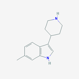 molecular formula C14H18N2 B124791 6-methyl-3-(piperidin-4-yl)-1H-indole CAS No. 149669-45-4