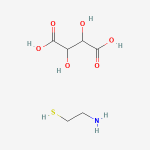 molecular formula C6H13NO6S B1247914 酒石酸半胱氨酸酯 CAS No. 27761-19-9