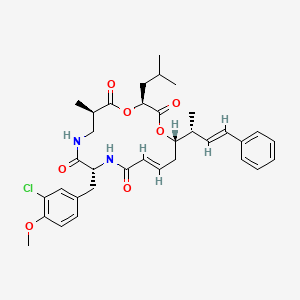 molecular formula C35H43ClN2O7 B1247924 Cryptophycin 3 