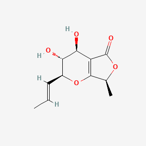 molecular formula C11H14O5 B1247927 Massarilactone B 