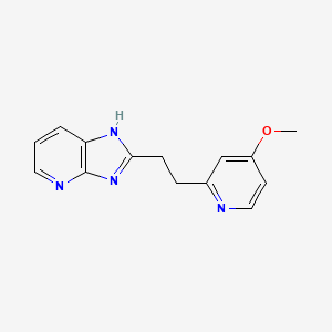 molecular formula C14H14N4O B1247932 2-[2-(4-Methoxypyridin-2-Yl)ethyl]-3h-Imidazo[4,5-B]pyridine CAS No. 608880-48-4