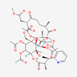 molecular formula C45H55NO21 B1247942 Triptonine A 