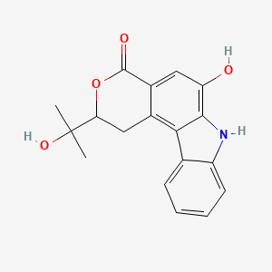 molecular formula C18H17NO4 B1247943 Clausevatine D 