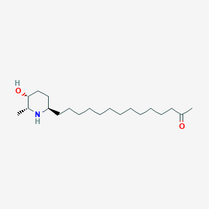 molecular formula C20H39NO2 B1247992 Iso-6-spectaline 