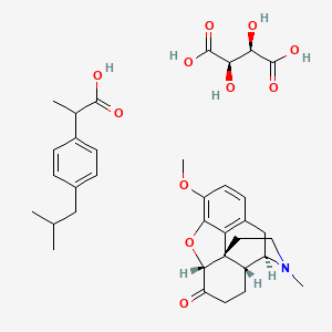 molecular formula C35H45NO11 B1247995 Vicoprofen CAS No. 615580-69-3