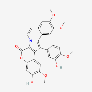 molecular formula C29H23NO8 B1247996 Lamellarin alpha 