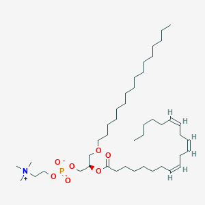 molecular formula C44H84NO7P B124800 PC(O-16:0/20:3(8Z,11Z,14Z)) CAS No. 155575-01-2