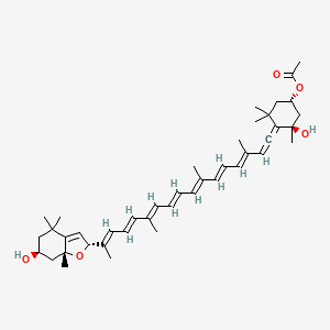 molecular formula C42H58O5 B1248003 Dinochrome A 