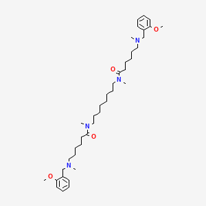 molecular formula C40H66N4O4 B1248005 Caproctamine 
