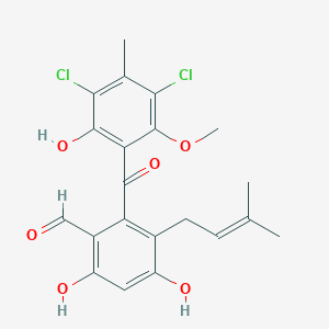 molecular formula C21H20Cl2O6 B1248007 Pestalone 