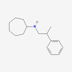 molecular formula C16H25N B12480091 N-(2-phenylpropyl)cycloheptanamine 
