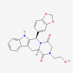 molecular formula C23H21N3O5 B1248010 2-Hydroxyethyl nortadalafil CAS No. 1639860-36-8