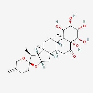 molecular formula C27H40O8 B1248033 Tupichigenin C 