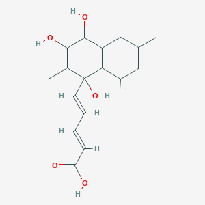 molecular formula C18H28O5 B124804 Hynapene A CAS No. 155111-89-0
