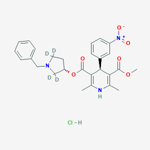 molecular formula C27H30ClN3O6 B124807 Barnidipine-d4 Hydrochloride CAS No. 117131-01-8
