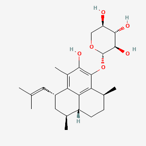 molecular formula C25H36O6 B1248091 pseudopterosin A CAS No. 104855-20-1