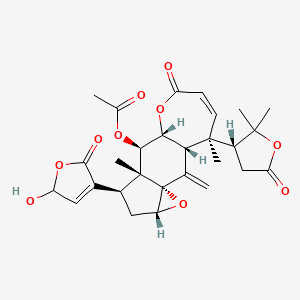 molecular formula C28H32O10 B1248093 Munronin A 
