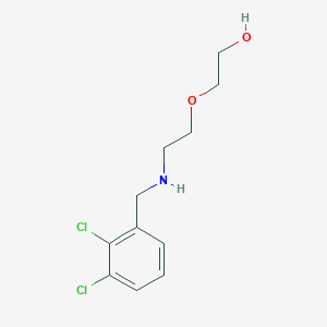 molecular formula C11H15Cl2NO2 B12480933 2-(2-((2,3-Dichlorobenzyl)amino)ethoxy)ethan-1-ol 