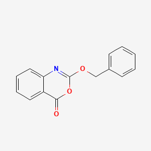 molecular formula C15H11NO3 B1248094 2-Benzyloxy-4H-3,1-benzoxazin-4-one 