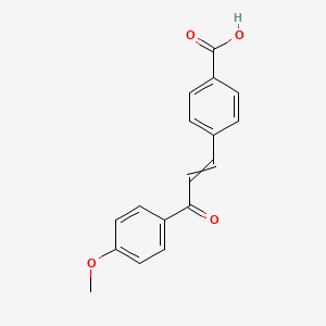 molecular formula C17H14O4 B12481001 4-Carboxy-4'-methoxychalcone 