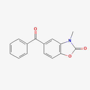 molecular formula C15H11NO3 B12481047 5-Benzoyl-3-methyl-1,3-benzoxazol-2-one 