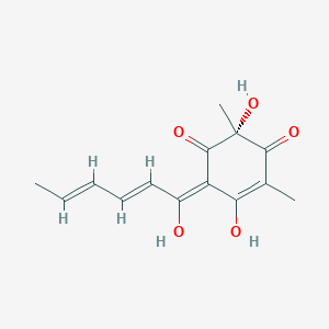 molecular formula C14H16O5 B1248106 Oxosorbicillinol 