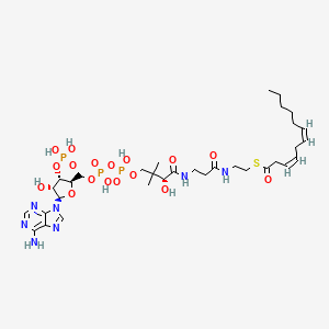 molecular formula C33H54N7O17P3S B1248111 cis,cis-3,6-Dodecadienoyl-CoA 