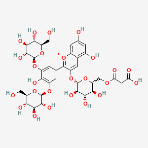 molecular formula C36H43O25+ B1248112 Ternatin C5 