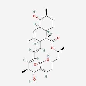 molecular formula C29H42O6 B1248134 Tubelactomicin A 