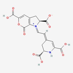 molecular formula C18H14N2O10 B1248141 Muscapurpurin CAS No. 12624-19-0