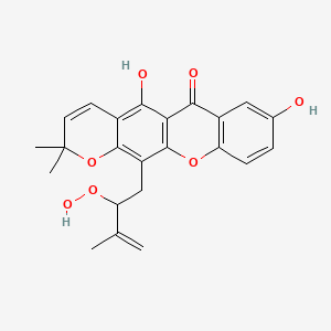 molecular formula C23H22O7 B1248147 brasixanthone C 