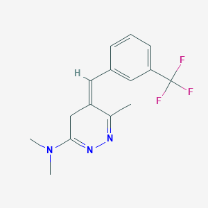 3-Dimethylamino-5-(3'-trifluoromethyl)-6-methyl(4H)-pyridazine