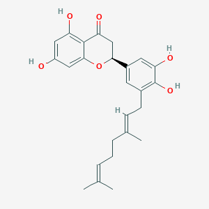 molecular formula C25H28O6 B1248152 Isonymphaeol B 