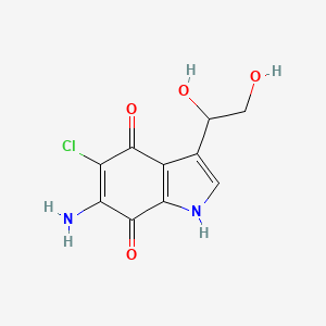 molecular formula C10H9ClN2O4 B1248157 Secobatzelline B CAS No. 247590-60-9