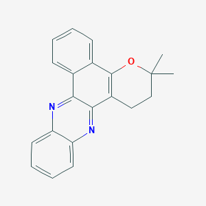 molecular formula C21H18N2O B1248162 Lapazine 
