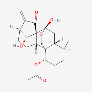 molecular formula C22H30O6 B1248181 Rabdocoetsin B 